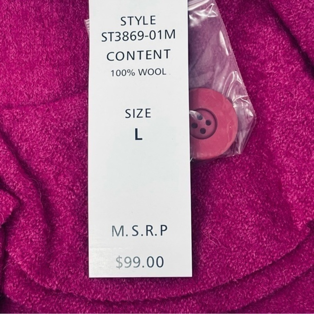 For Cynthia Fuchsia Blazer with Ruffle Detail - Picture 9 of 11